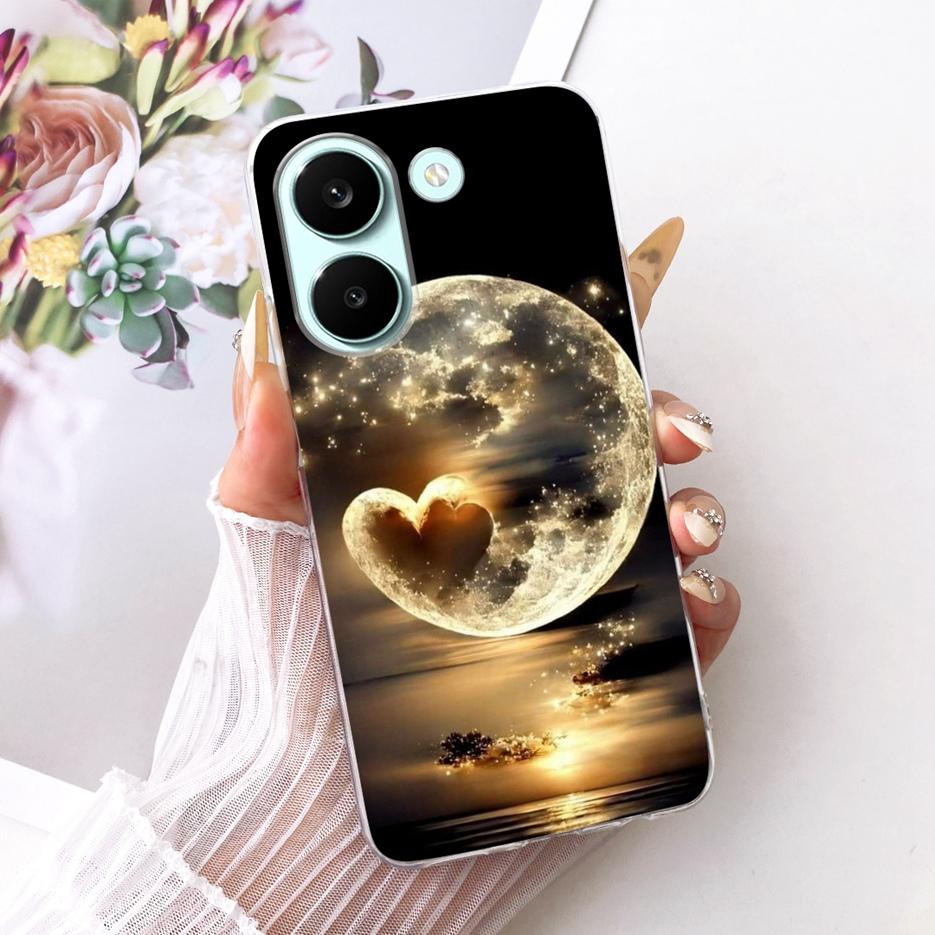 For Xiaomi Poco X8 Pro 5G Case Cute Love Heart Painted Cover Soft Slim Phone Case For Xiaomi Poco X8 Pro Max PocoX8 Pro 5G Shell