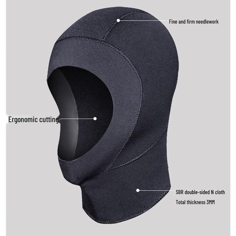 SBART 3MM Neoprene Diving Hood