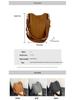 Bucket Bag - Chic Minimalist Shoulder and Crossbody Handbag for Women