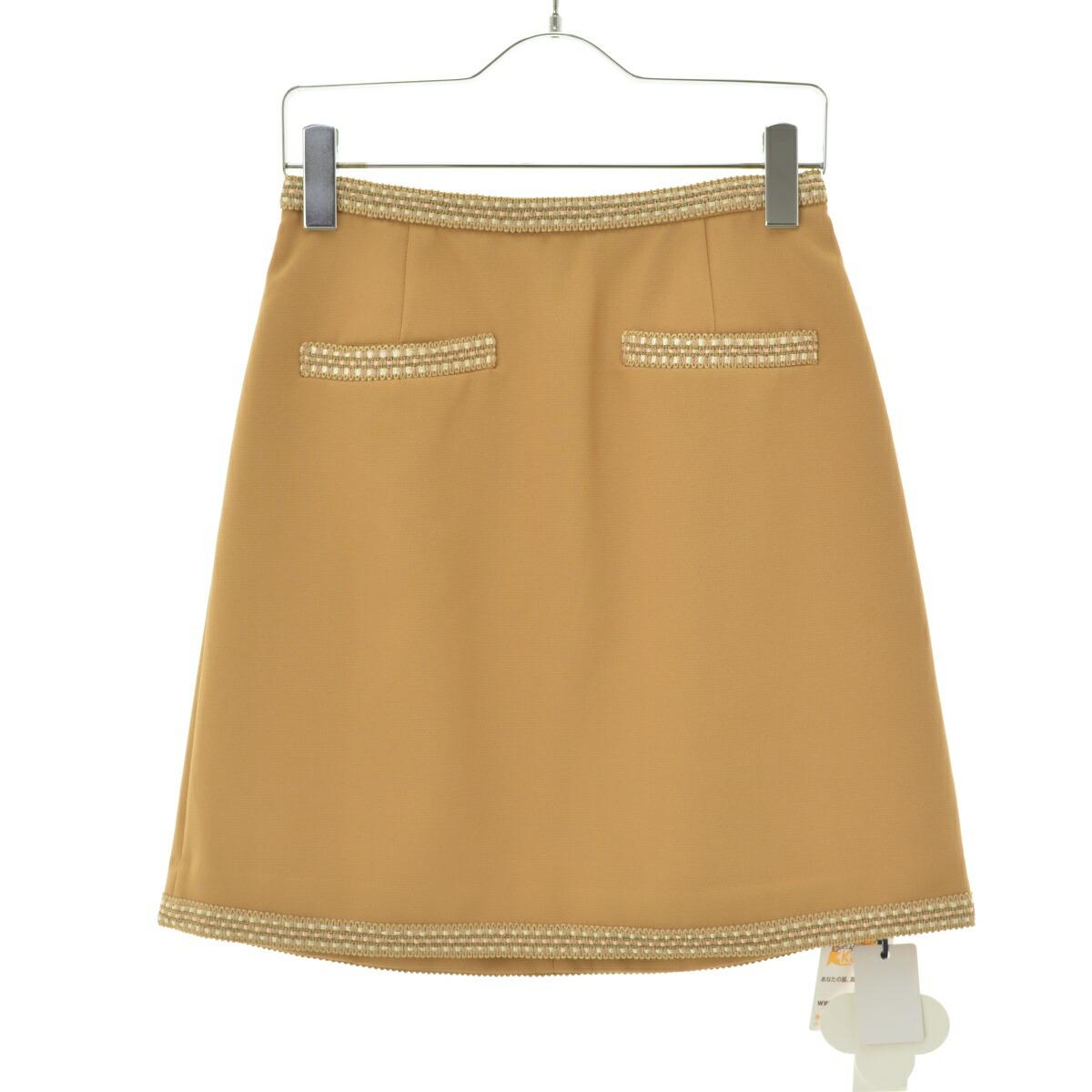 [Used] Lily Brown / Lily Brown LWFS212036 Jacquard Tape Skirt [caceahcd-l]