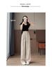 2026 Women's High-Waisted Wide-Leg Summer Pants - Breathable, Casual, Floor-Length