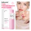 Pink Niacinamide Milky Toner Long-lasting Hydration Even Skin Tone Quickly Absorbed Achieve Dewy Glass Skin Daily Milky Toner