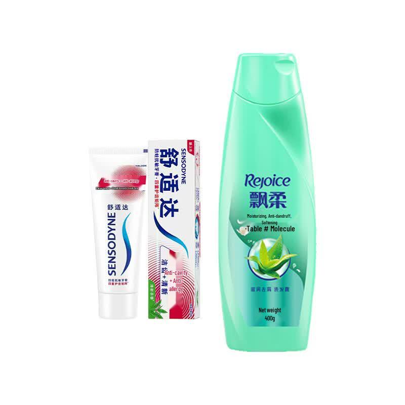 Sensodyne Toothpaste & Rejoice Shampoo Bundle