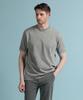 PANICALE Gray Pigment Washed Short Sleeve T-Shirt