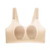 Thin Underwear Women's Big Breasts Show Small Breasts, Gathered and Seamless Integrated Rabbit Ears Soft Support, Closed Breast Bra