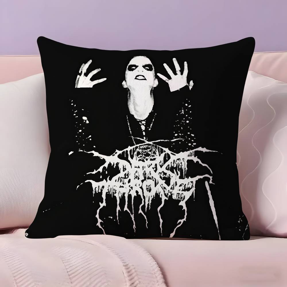 Band D-D-Darkthrones Pillow Case Ultra Soft Skin Friendly Fabric Cloud Like Comfort & Concealed Zipper