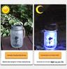 Waterproof Solar Mason Jar Lamp: Outdoor Hanging Tree Light for Night Markets, Garden, and Courtyard Decoration