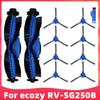 Compatible For Ecozy RV-SG250B Robot Vacuum Cleaner Roller Main Brush Edge Spin Side Brush Accessory Replacerment Part