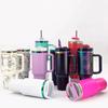 Wholesale Bulk 40oz Custom logo Reusable Insulated Tumbler with Straw Thermo Tumbler Water Tumbler