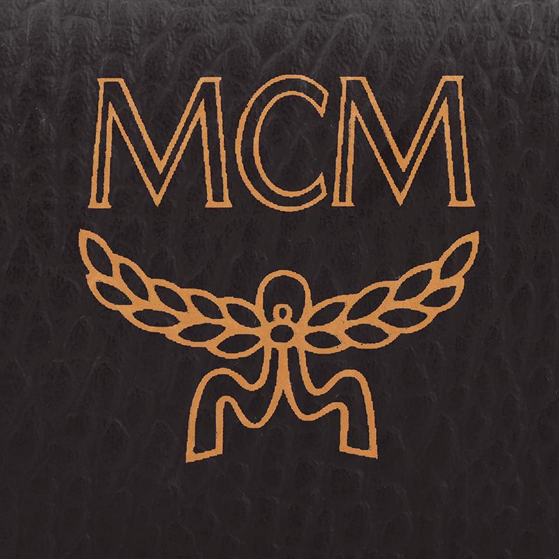 MCM Aren Visetos Maxi Logo Design Canvas Camera Bag Crossbody Bag Clutch Mini Unisex bags Black MXZDATA02BK001