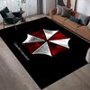 Umbrella Corp. Style Crystal Velvet Rug, Soft Anti‑Slip Crystal Velvet Carpet for Living Room Bedroom Home Decor