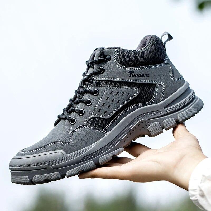 Work Sneakers Steel Toe Shoes Men Safety Shoes Puncture-proof Work Shoes Boots Fashion Indestructible Footwear Security