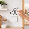 Talos Halloween Skeleton Light Switch Sticker, Decal, Removable Decals, PVC Waterproof Wall Art for Home Bedroom Living Room Entrance Decor