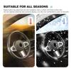 CNR2 Carbon Fiber Car Steering Wheel Cover Non-Slip Cover Protector Case Accessories For KIA Stinger Optima Cerato Soul Venga Forte