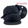 Unisex Embroidered AA Baseball Cap Flat Brim Street Style Adjustable Snapback Hat Men Women