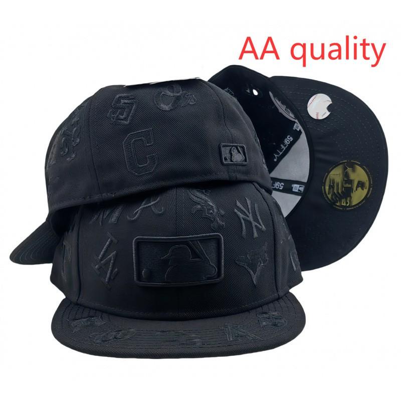 Unisex Embroidered AA Baseball Cap Flat Brim Street Style Adjustable Snapback Hat Men Women