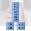7 Day Memory Aid Compact Daily Medication Tracker for Fridge Work NightStand white