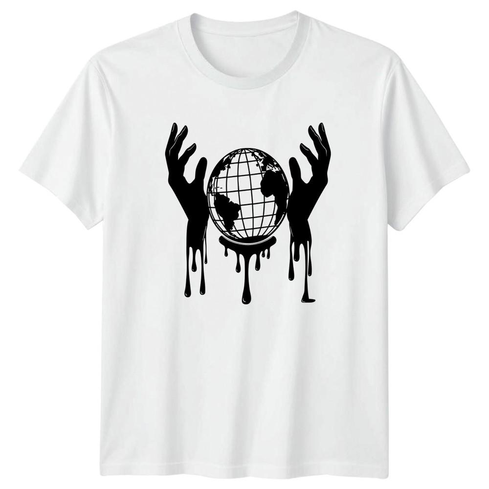 The World Is In Our Hands TShirt Climate Change Activism Earth Day S