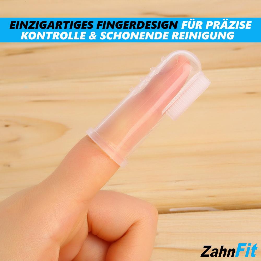 ZahnFit Baby Toothbrush Finger Toothbrush Children's Dental Care 0-24 Months [3 Pieces]