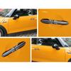 Black Union Jack UK Flag Pattern Vinyl Sticker Decal For Mini Cooper Door Handle