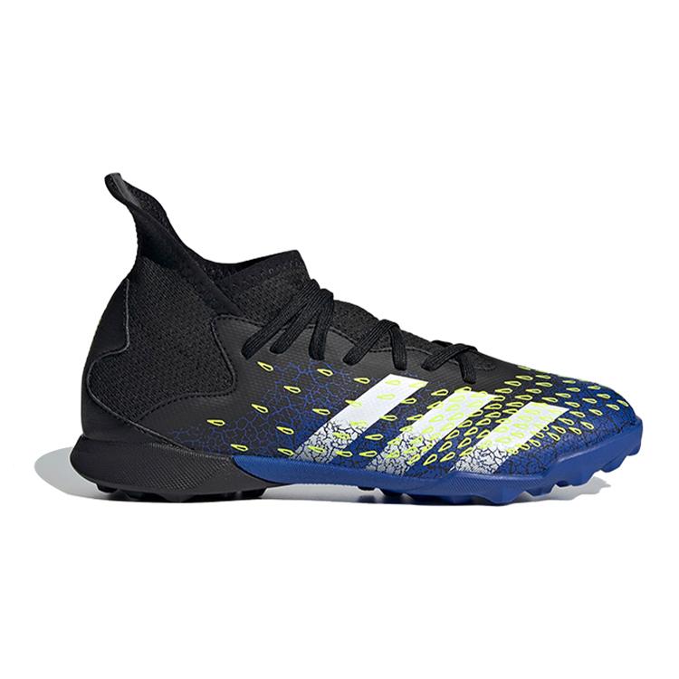 New Adidas PREDATOR Series Durable Breathable Mid Top Kids' Soccer Shoes Black Blue Kids' FY0624