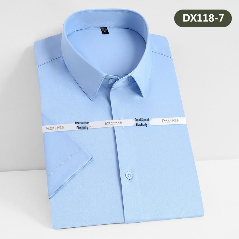 Unisex Bamboo Fiber Short Sleeve Shirt - Cool, Breathable & Iron-Free, Logo Embroidery Available