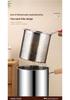 304 Stainless Steel Milk and Fry Pot with Wooden Handle and Filter Basket, Induction Compatible, Oil-Saving Deep Pot for Soup and Skewers.