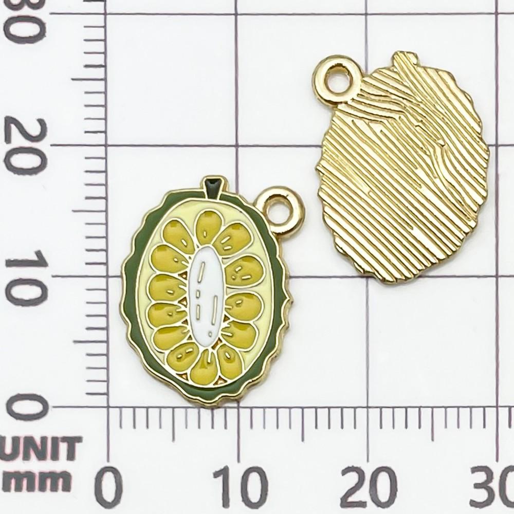 30 Colorful Fruit Enamel Pendants for DIY Jewelry - Apples, Watermelons, Cherries