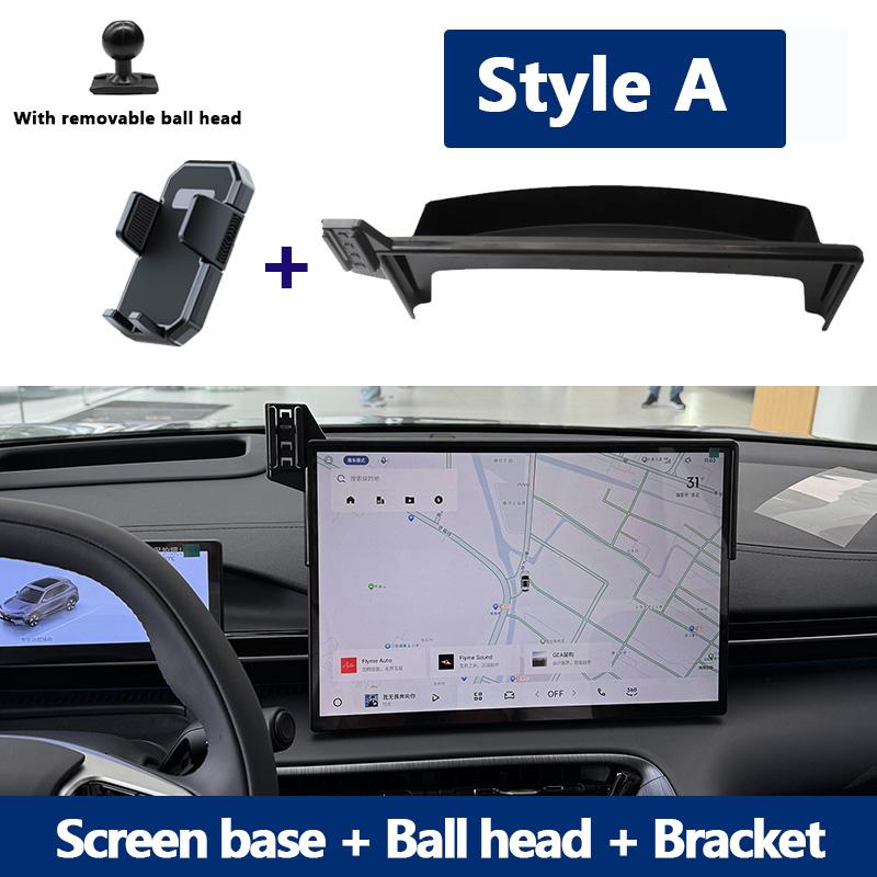 15.4" Car Phone Holder For Geely EX5 2024 2025 2026 Galaxy E5 E245 Adjustable Support Screen Mobile Holder Mount Car Accessories