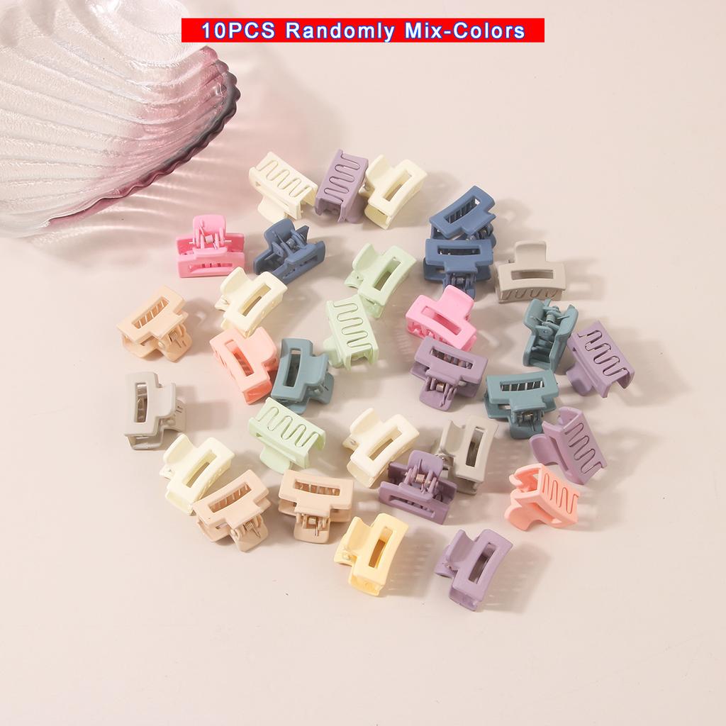 Colorful Candy Clasp Clip Mini Small Princess Head Broken Hair Clip Summer Forehead Bangs Side Clip Broken Hair Headpiece.