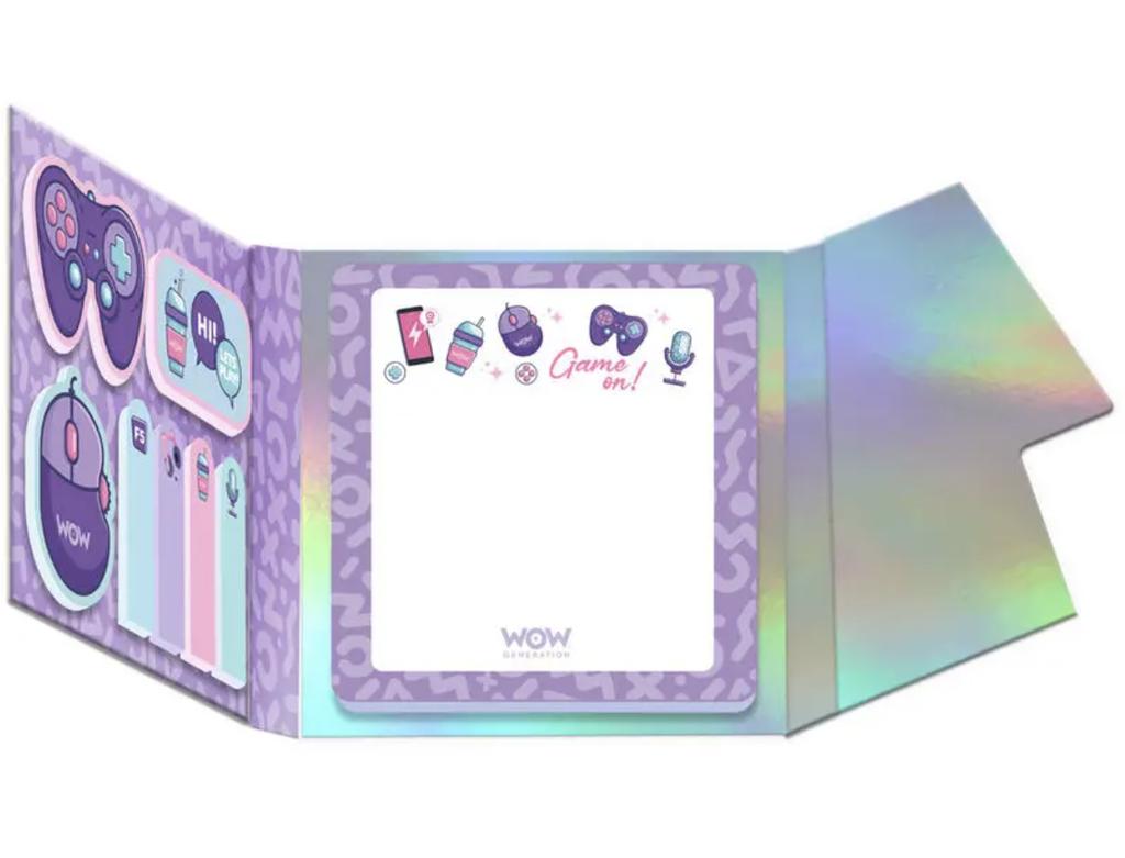 Notatnik dla dzieci z karteczkami samoprzylepnymi Wow Generation 1 sztuka