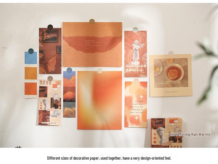 Yihe Retro Journal Gift Set: High-Value Stickers, Memo Pads, and DIY Literary Journal Book.