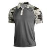 Camicia da Uomo Estiva Stampata a Maniche Corte con Collo a Revers Moda Casual da Uomo