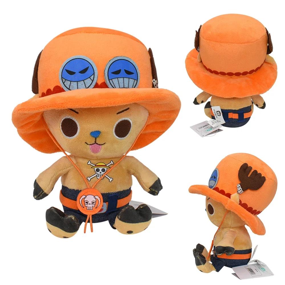 One Piece Original Plush Toy Luffy Chopper Ace Roronoa Zoro Cartoon  Anime Cute 8 Inch Stuffed Doll for Kids Xmas Gifts 20CM