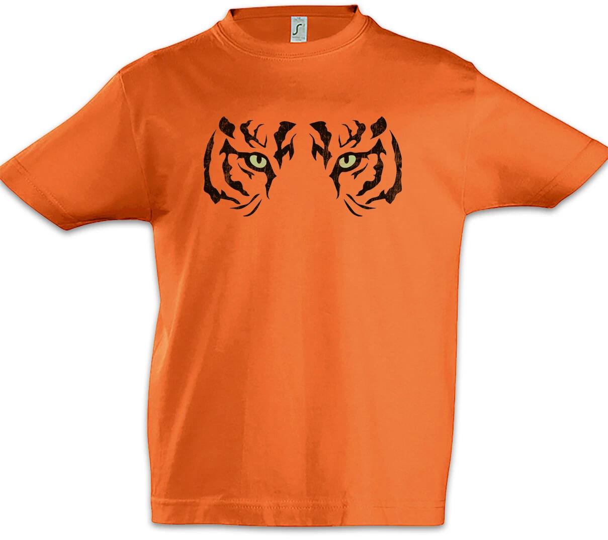 Tiger Eyes Kids Boys T-Shirt Eye Animal Welfare Staring Tattoo Eyes Eye- 160