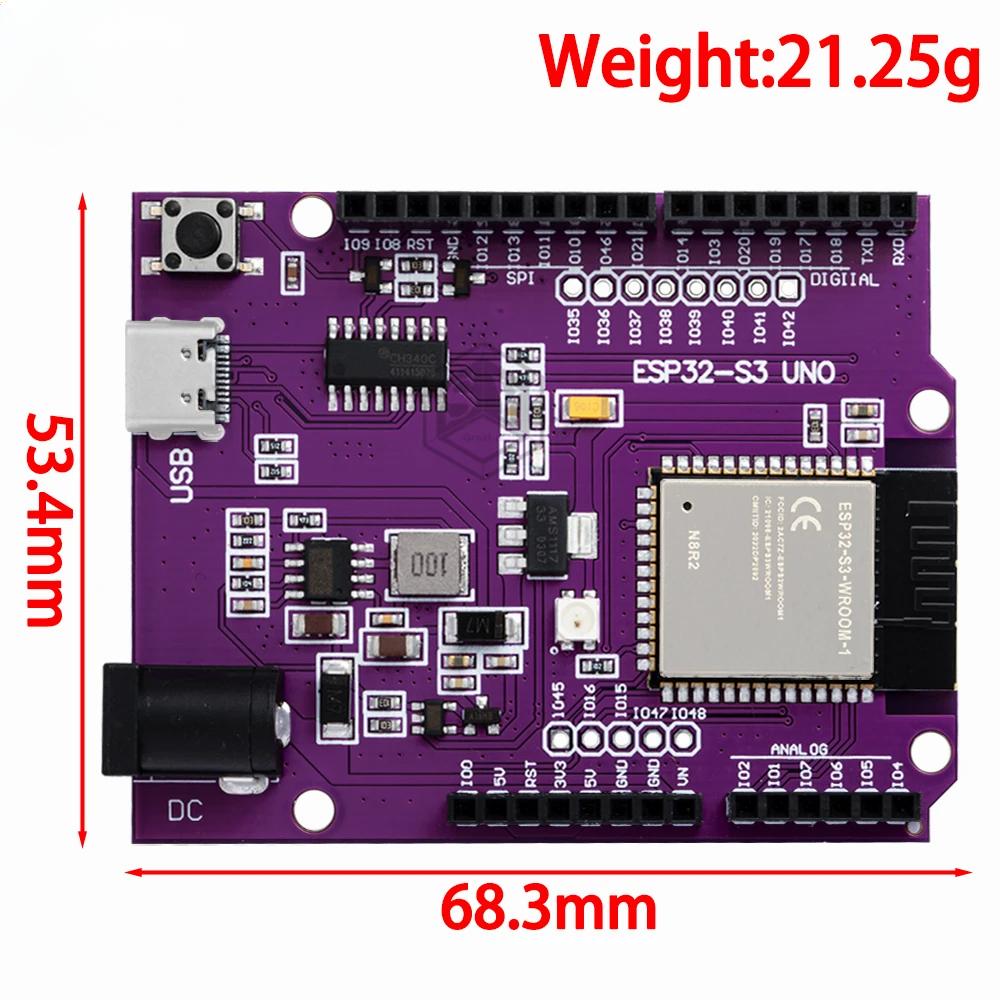 ESP32-S3 UNO Development Board WROOM-1-N8R2/N16R8 Module Compatible with DevKitC-1