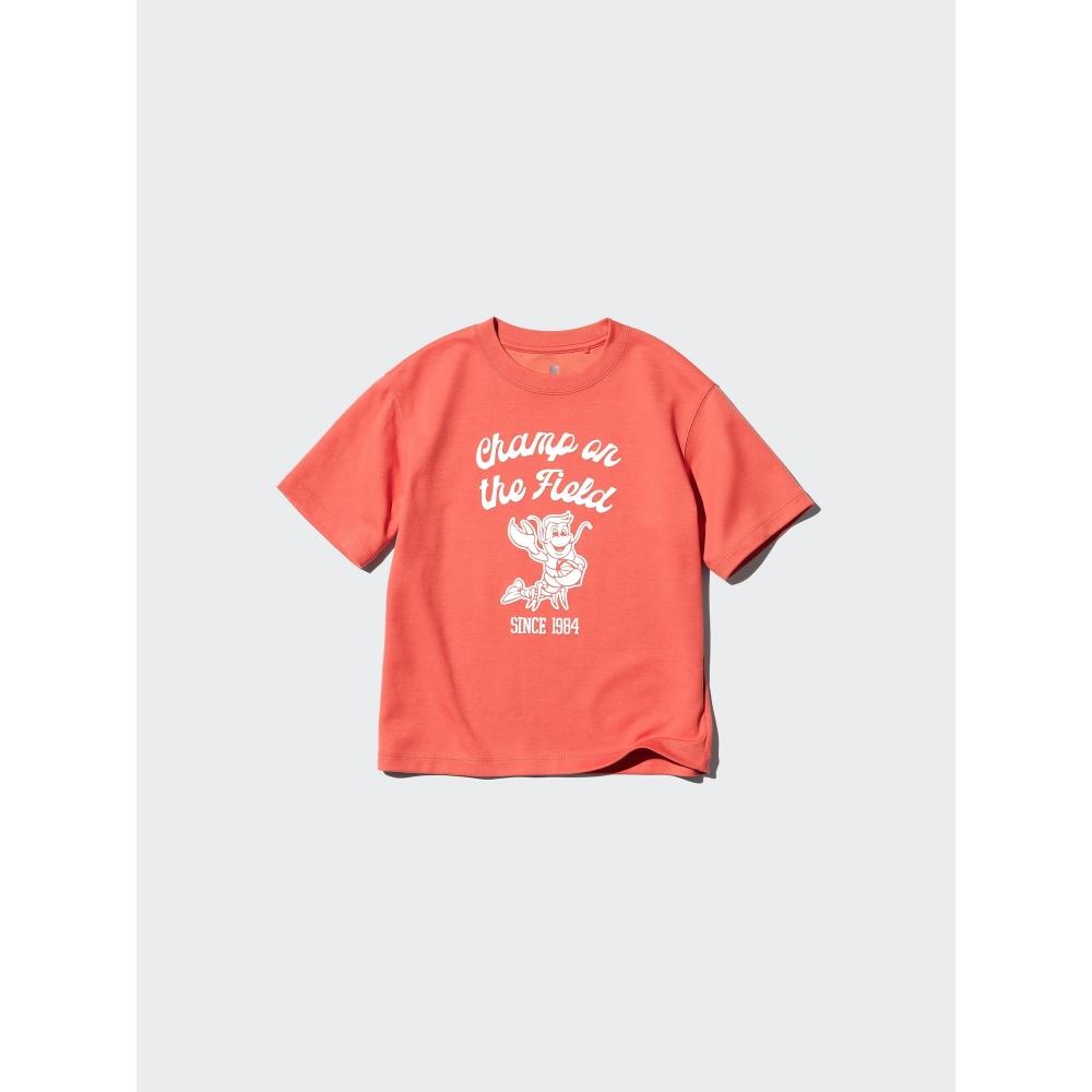 Uniqlo Japan Aerism Cotton Graphic Crewneck Tee