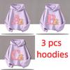 Hoodies für Jungen Mädchen Lässiges Sweatshirt Kinderkleidung Oberteile Langarm Hoodie Cartoon A B C Bedruckter Kapuzenpullover
