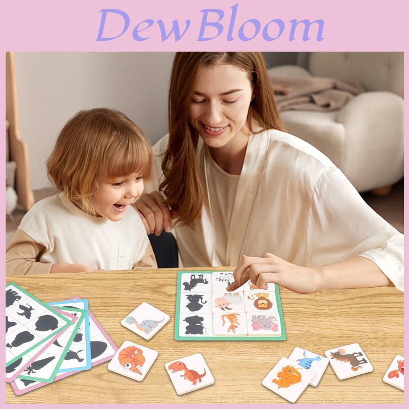 Wooden Shadow Matching Puzzle For Kids Educational Brain Training Toy For Preschoolers