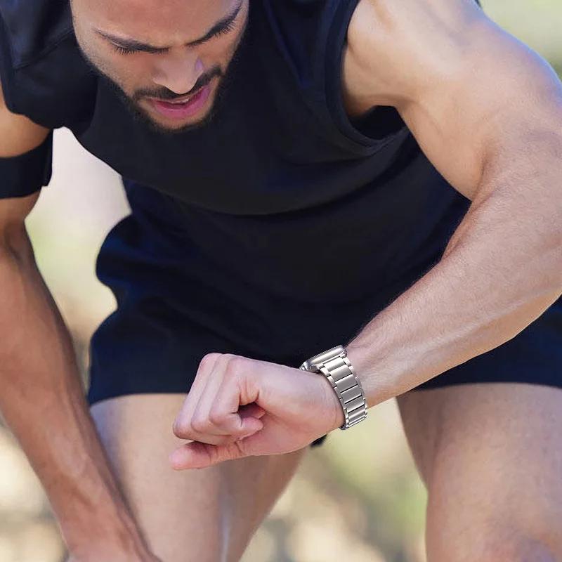 Watchband Luxury Strap Titanium for Apple Watch Ultra Series 9 8 7 3 4 5 6 se Μαγνητικό βραχιόλι για iwatch ultra 2 49mm 45mm 42 44mm