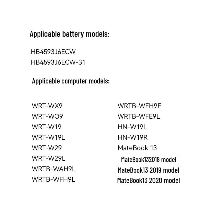 llano Replacement Battery for Huawei MateBook 13