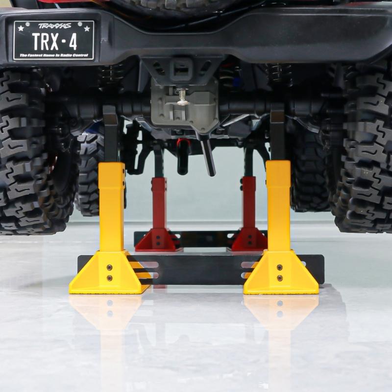 Simulated Car Metal Lift Jacks Repair Stand Remote Control Car Display Model Car Lift Jacks for 1/12 1/10 1/8 1/7 Scale
