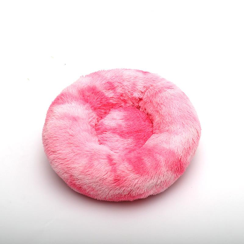 Round Cat Nest Pet Mat Donut Plush Comfortable Pet Mat Pet Bed