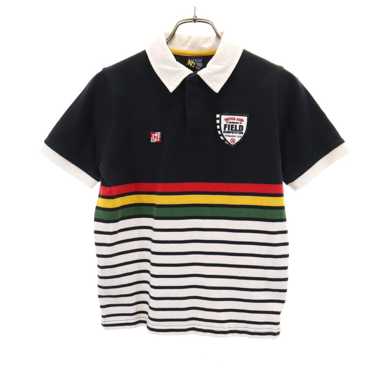 

NAUTICA Поло с коротким рукавом 8/10 Черный Детский Б/у