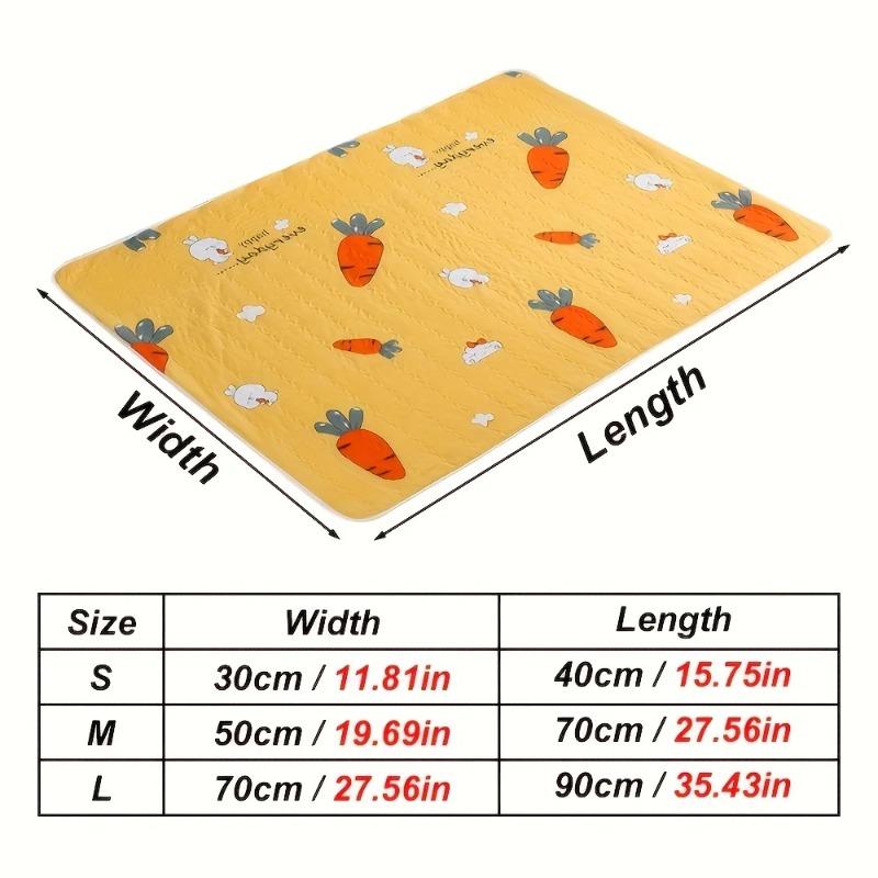 

2pcs Adorable Carrot Mat! Super Absorbent, Reusable – Bunny Parents Obsessed