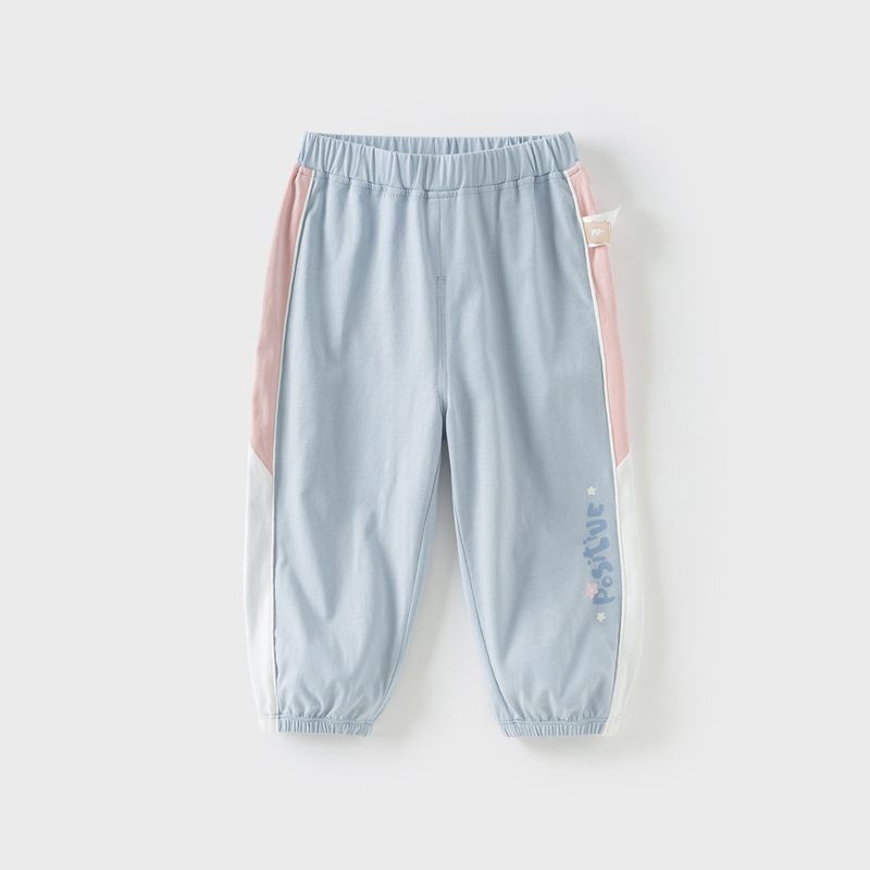 David Bella Girls' Pants Baby Pure Cotton Jogger Pants 2026 Summer New Stylish Children's Sports Pants Children's Clothing