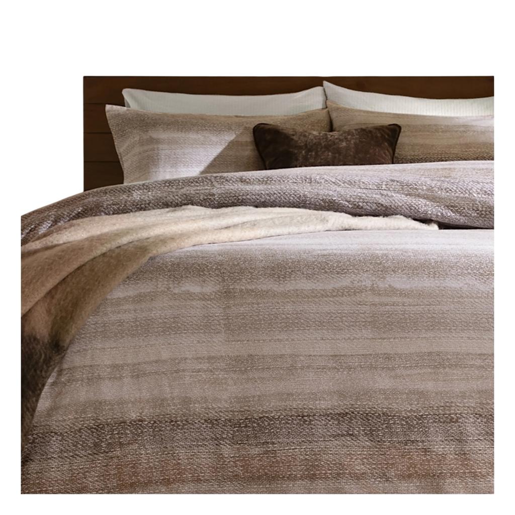 Yard Swift Reversible Brushed Cotton Duvet Cover Set