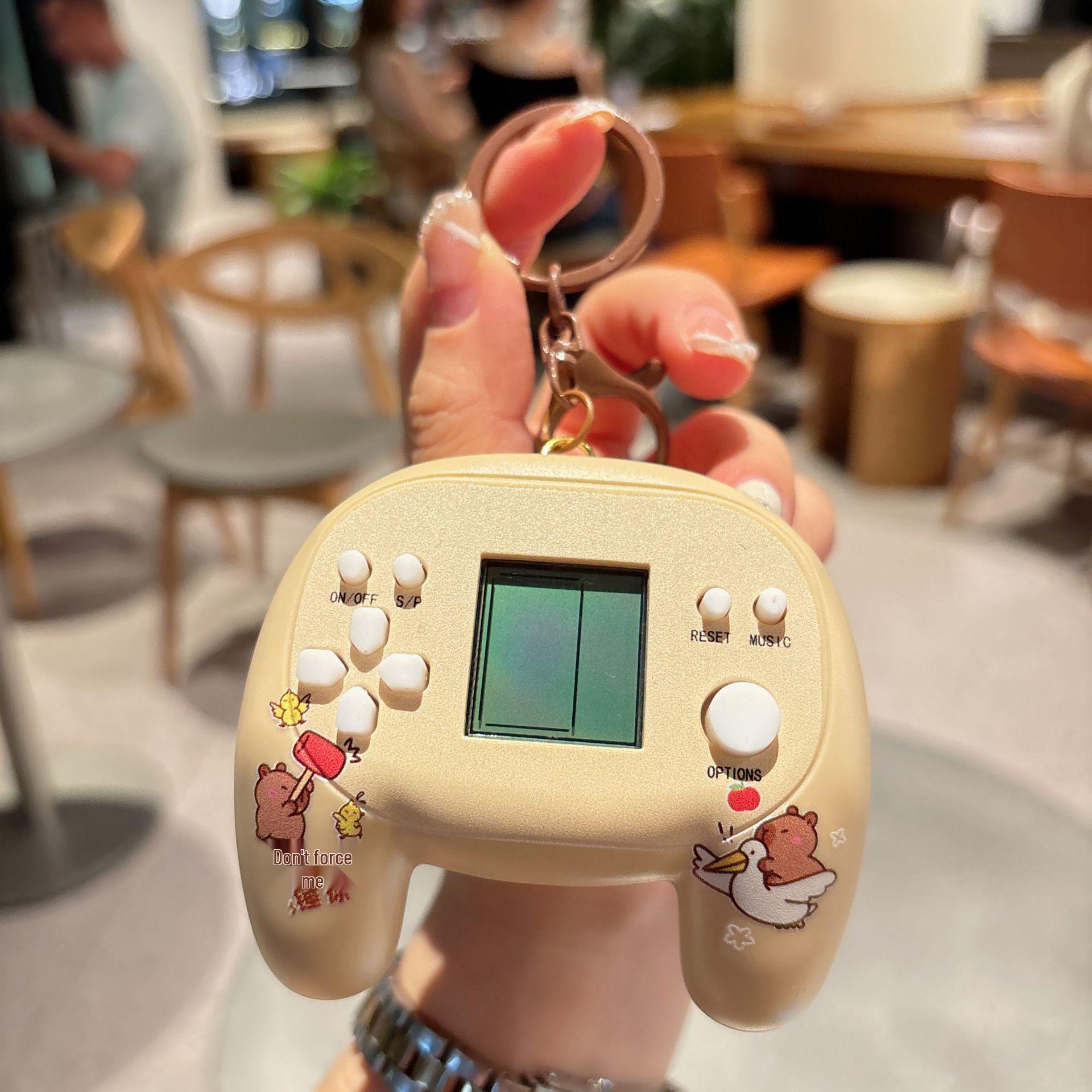 Мини Тетрис Ручная Игровая Консоль Капибара Брелок Подвеска