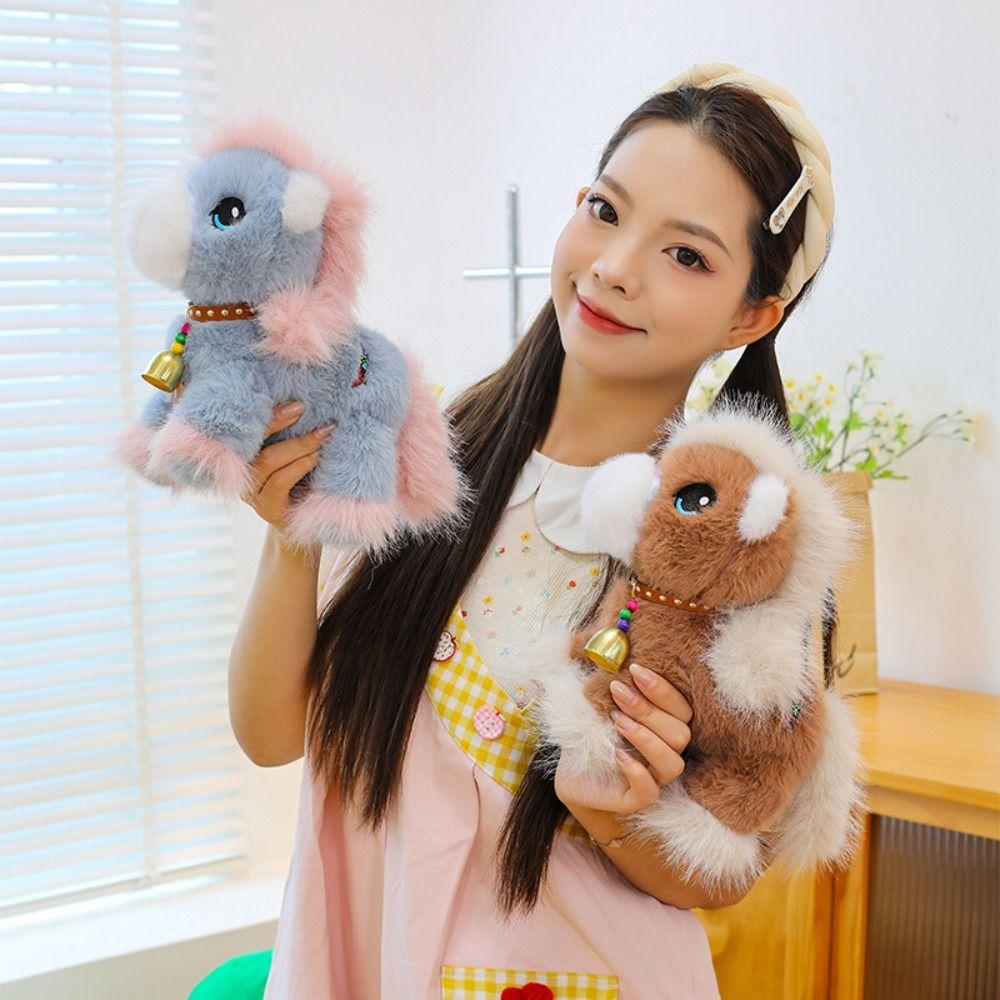 Long Mane Horse Plush Toys Stuffed Tail Horse Stuffed Toy Foal Plush Doll  Children