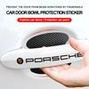 Car Door Sticker Carbon Fiber Scratches Auto Handle Protection Film For Porsche Boxster Cayenne Panamera Macan Cayman 911 918 996 917 991